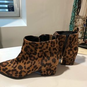 Leopard booties from Target
